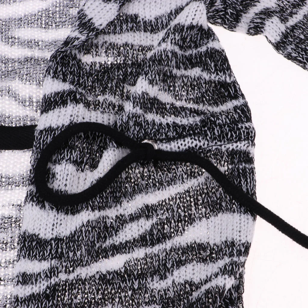 Fashion Hoodie Jacket Knitted Sweater For 70cm Uncle BJD Doll Zebra-stripe Male Bjd Clothing Accessories