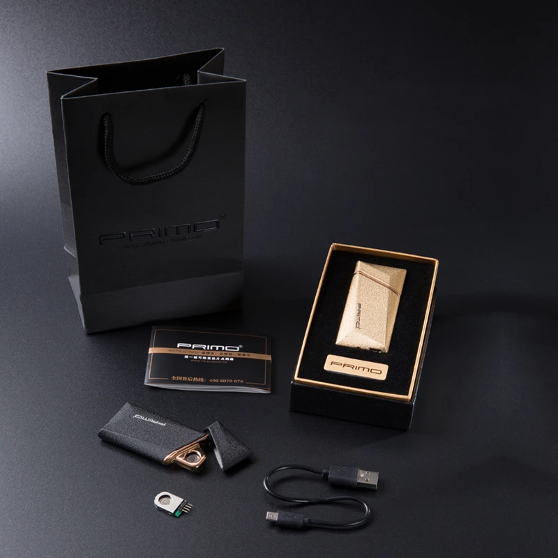 Beste Inductie lichter opladen persoonlijkheid te sturen vriendje USB elektronische sigaret aansteker winddicht ultra dunne