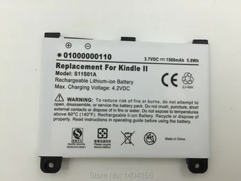 

Dxqioo High quality polymer lithium battery 1500mah for amazon kindle 2 kindle DX S11S01A Ebook battery