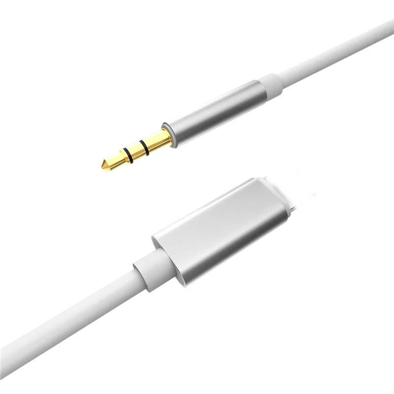 1M Line For lightning to 3.5mm Headphone Audio Adapter IOS For iPhone For iPad Car Aux Jack Earphone Speaker Headset Music Cable