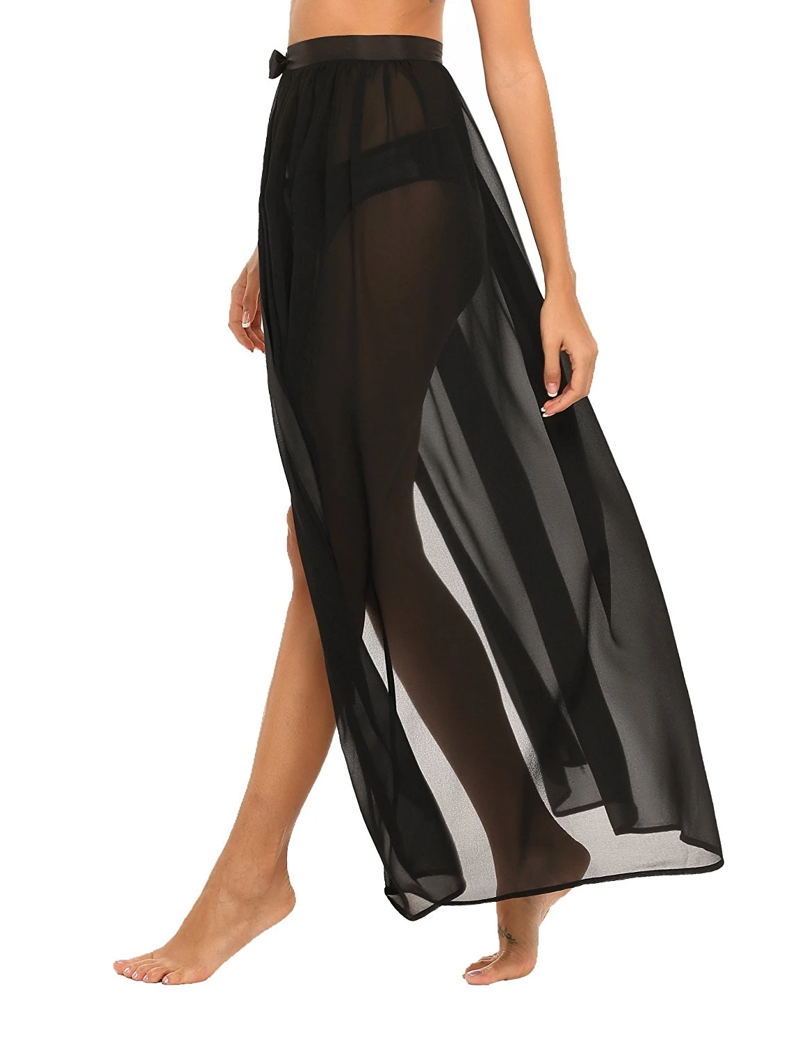 beach cover up tie skirt