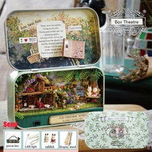 Кукольный дом Diy Миниатюрный 3D Деревянный пазл кукольный домик земляки дом кукла для подарка на день рождения игрушки сельская местность Примечания Q004