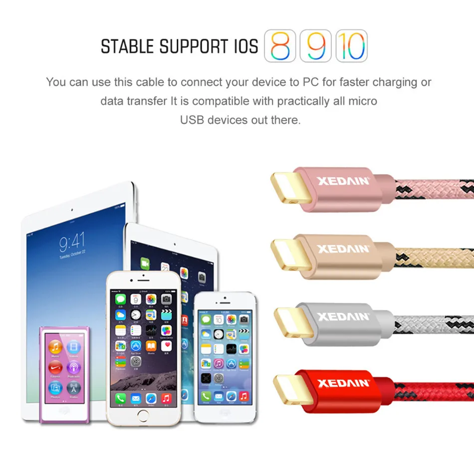 Original-USB-Charger-Cable-VOXLINK-Nylon-usb-cable-for-iPhone-6-7-6s-Plus-iPhone-5s