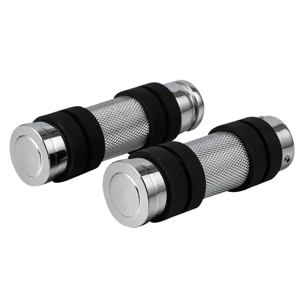 

1" Motor Handlebar Left Right Hand Grips Fit For Honda Harley Cruiser Yamaha Suzuki