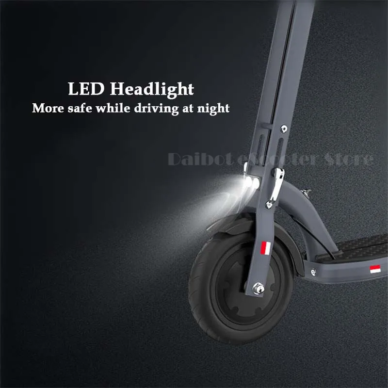 Kick Scooter For Adult Two Wheels Electric Scooters 8.5 Inch 300W Portable Foldable Electric Scooter 36V GrayWhite With APP (33)