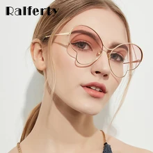 Ralferty дизайнерские женские солнечные очки бабочка модные очки аксессуары карамельные розовые солнцезащитные очки UV400 женские Oculos W18966