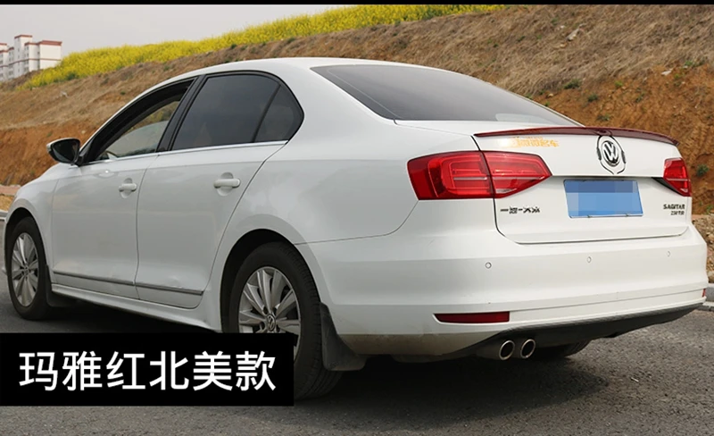 Используется для VW jetta/sagitar спойлер 2012 2018 высокого качества ABS Материал живопись