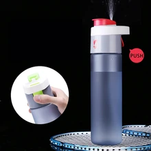 Botella de Spray de Agua creativo Fresco De Paja Botella de Agua de Los Deportes Taza Espacio Resistente Nutrición Bici Botellas Vaso