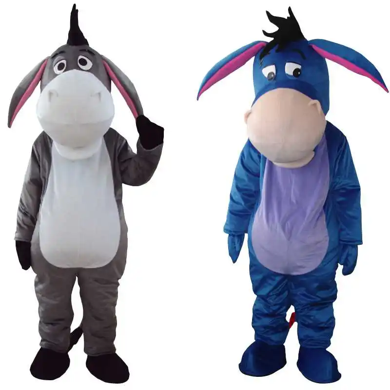 Костюм талисмана для взрослых Eeyore маскарадный костюм осла высококачественный