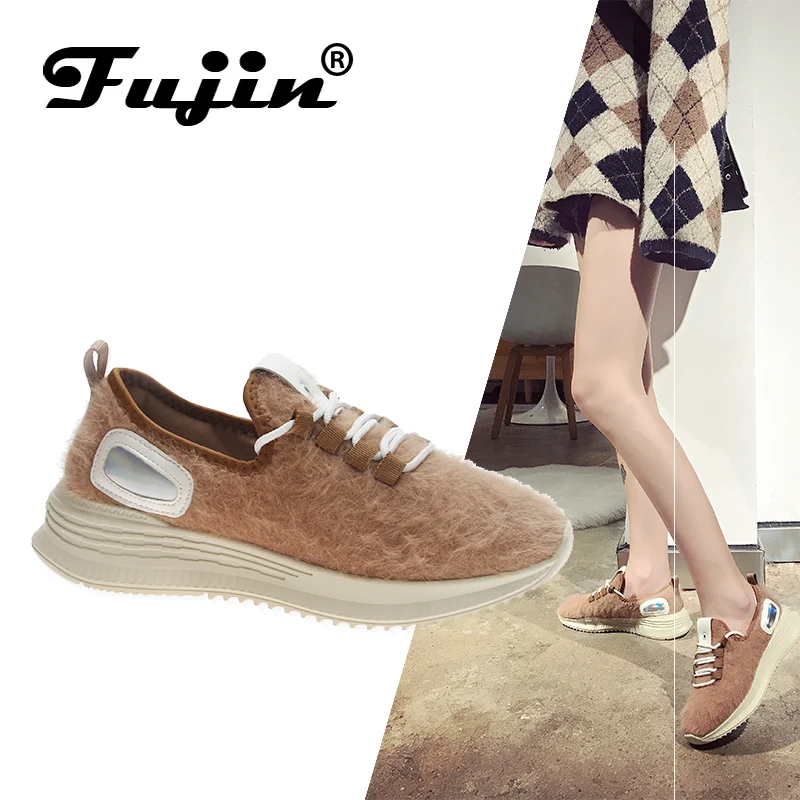 

FUJIN Women Casual Shoes Women Sneaker Spring Autumn Winter Female Shoes Lace Up 2019 Fashion Shoes Comfortable for Women Shoes