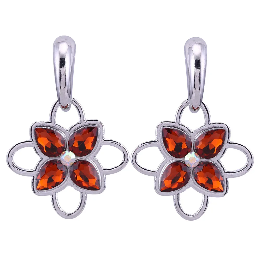 Drop Earrings Brown