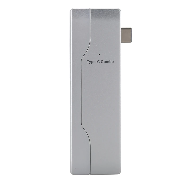 

USB C 2.0 Hub Compatible with Adapter for Mac Android Windows Linux OS,5 in 1 Multiport USB Dongle 2.0 Type A Port Micro-SD Me