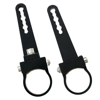 

2x 1.25 INCH BULLBAR NUDGE BAR MOUNTING BRACKET TUBE CLAMP For HID LED LIGHT BAR