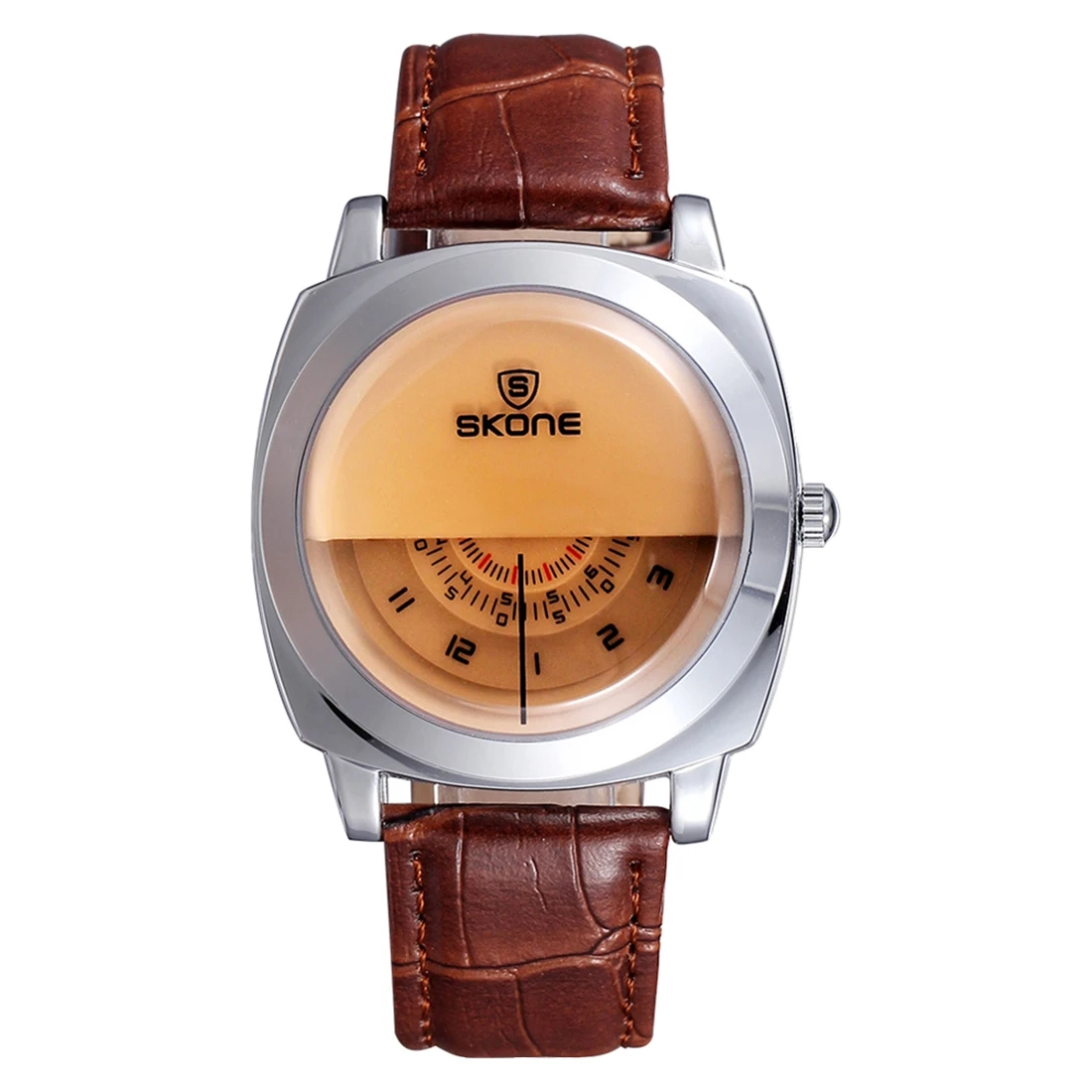 

Fashion Cool Men Watch 3 Dial 1 H/Min/S Hand Quartz Analog Wristwatch