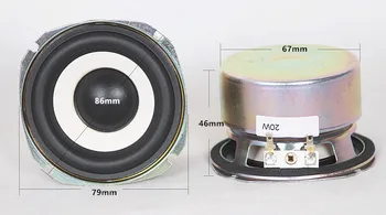 

3 inch 8 ohm 20W anti-magnetic speaker,suitable for center-mounted surround,multimedia satellite box,electric piano speaker