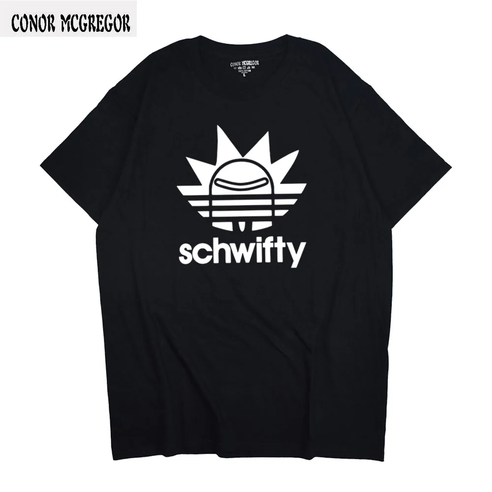 

2018 Cool kawaii cute Tiny Rick and Morty men t shirt Summer Anime T-shirts White Fitness Cartoon Fitness Funny tee shirt homme