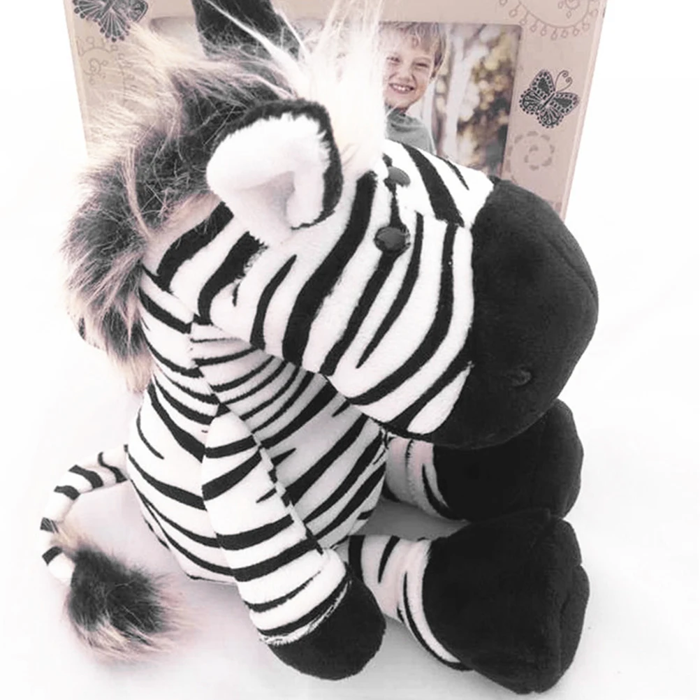 25cm Zebra Animal Dolls Cartoon Plush Toys For Children Soft PP Cotton Animal Doll Kids Birthday Christmas Gift Plush Toys