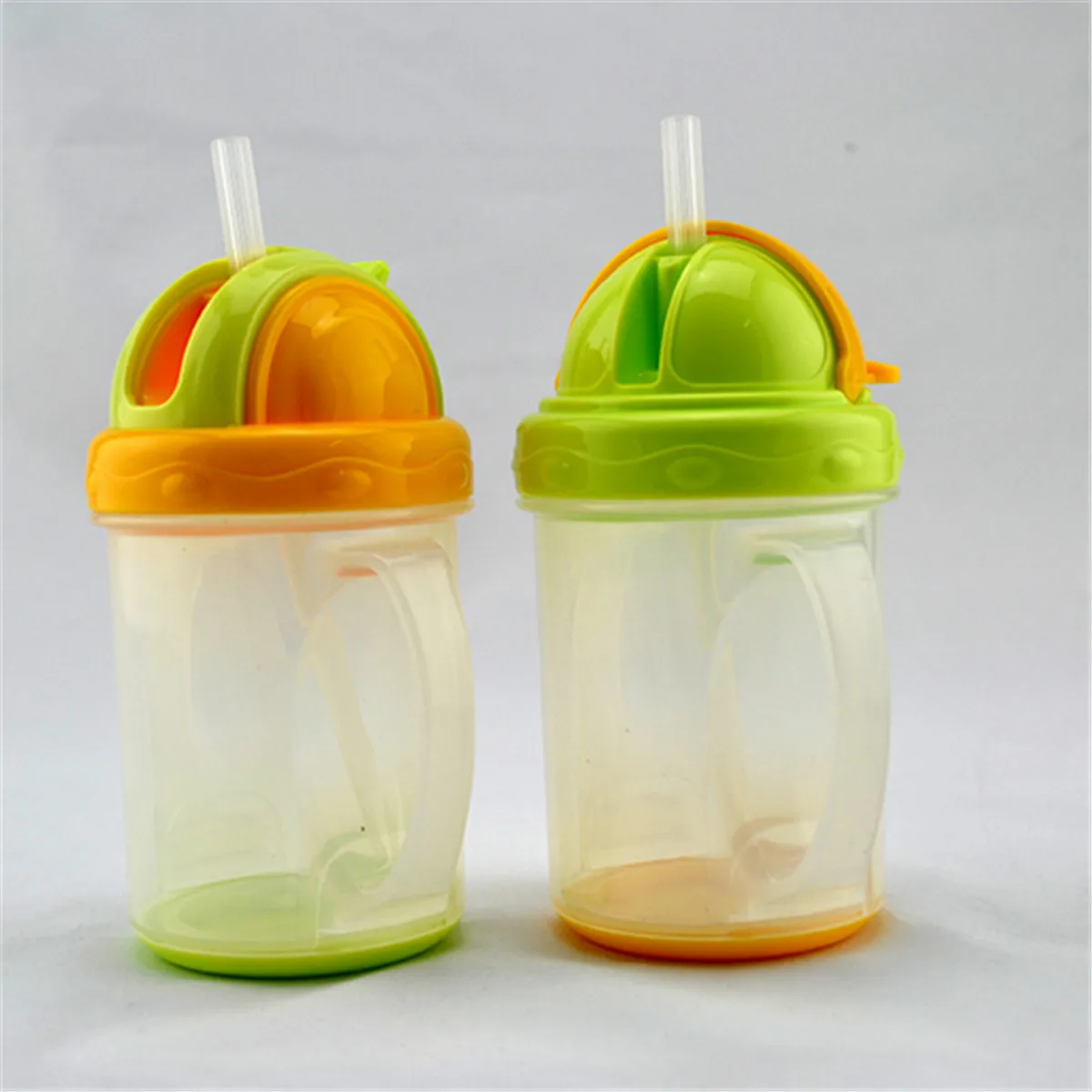 Buy 240ml Baby Trainer Feeding Bottle Straw Cup Baby