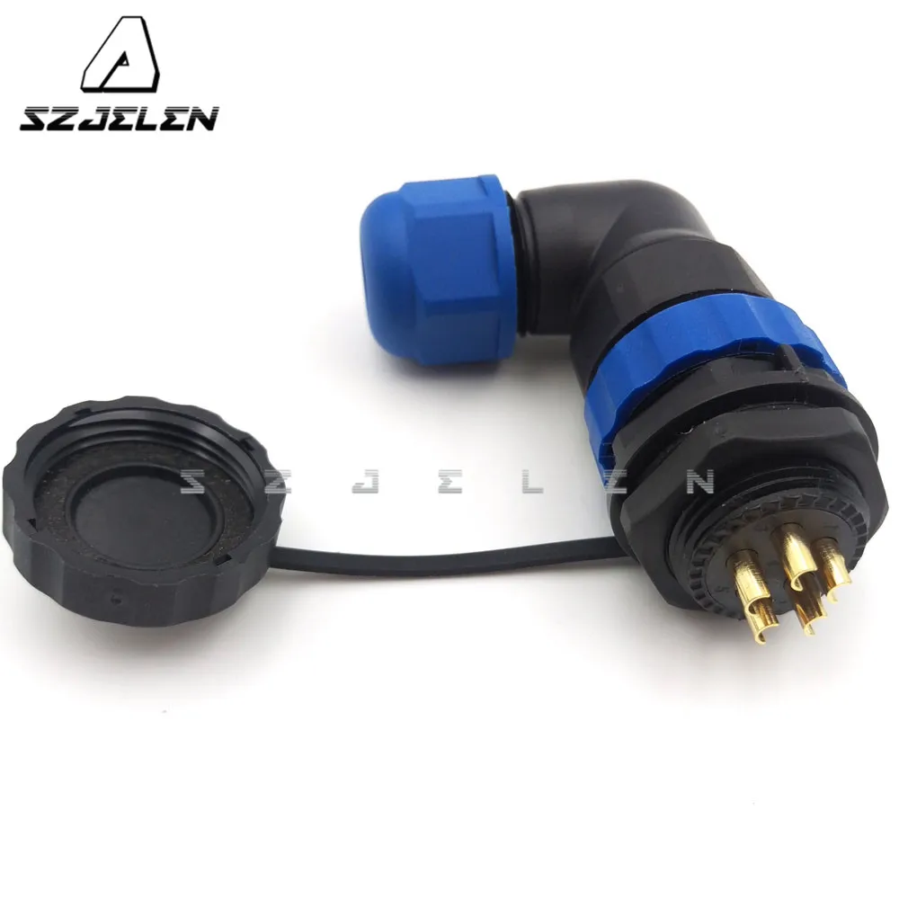 SD20TP-ZM ,  7pin Waterproof Connector,IP67, 20mm Panel Mount Connectors, LED 7pin Power Cable Wire Connector