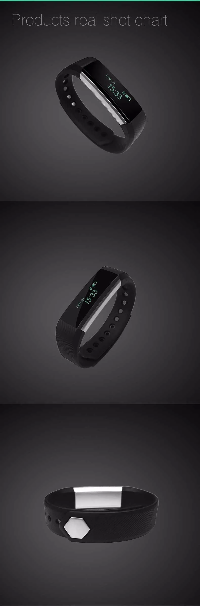 Фитнес-трекер умный Браслет ID115 Veryfit APP Bluetooth Band монитор активности будильник спортивный браслет для iOS Android