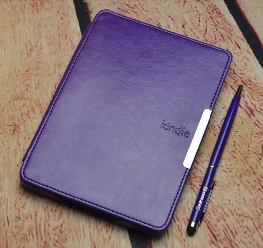 Smart leather cover case for Amazon kindle paperwhite 1/2/3 protective folio smart case+screen protector+stylus as gift Smart leather cover case for Amazon kindle paperwhite 1/2/3 protective folio smart case+screen protector+stylus as gift