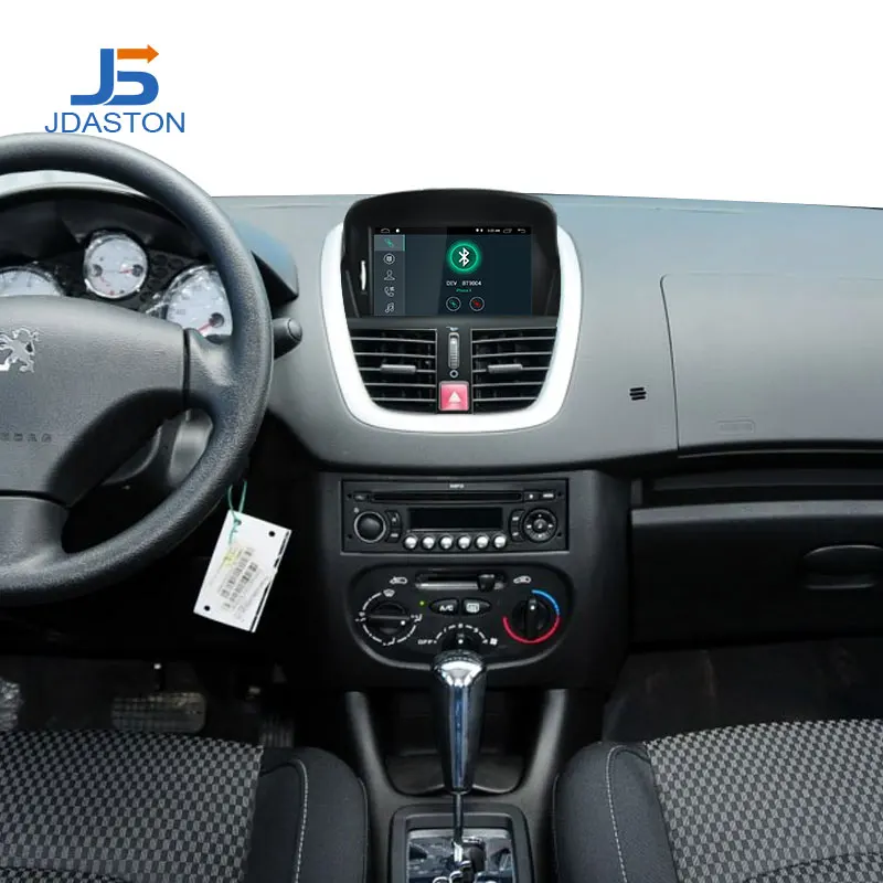 JDASTON Android 10,0 автомобильный dvd-плеер для peugeot 207 мультимедиа видео wifi gps навигация 1 Din автомагнитола стерео руль