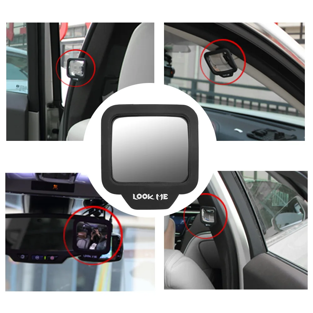 

Magnetic Car Rear View Mirror Side Blindspot 270 Wide Angle Auxiliary Rearview Convex Mirror for Car Vehicle Blind Spot