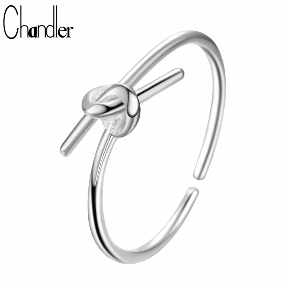 Кольцо женское с бантом регулируемое геометрическим узором|knot ring|love knot ringadjustable