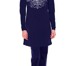 Скромных девочек Мусульманский купальник костюмы полное покрытие плюс Размеры купальник для мусульманок мусульманский купальный костюм хиджаб пляжные ванный комплект