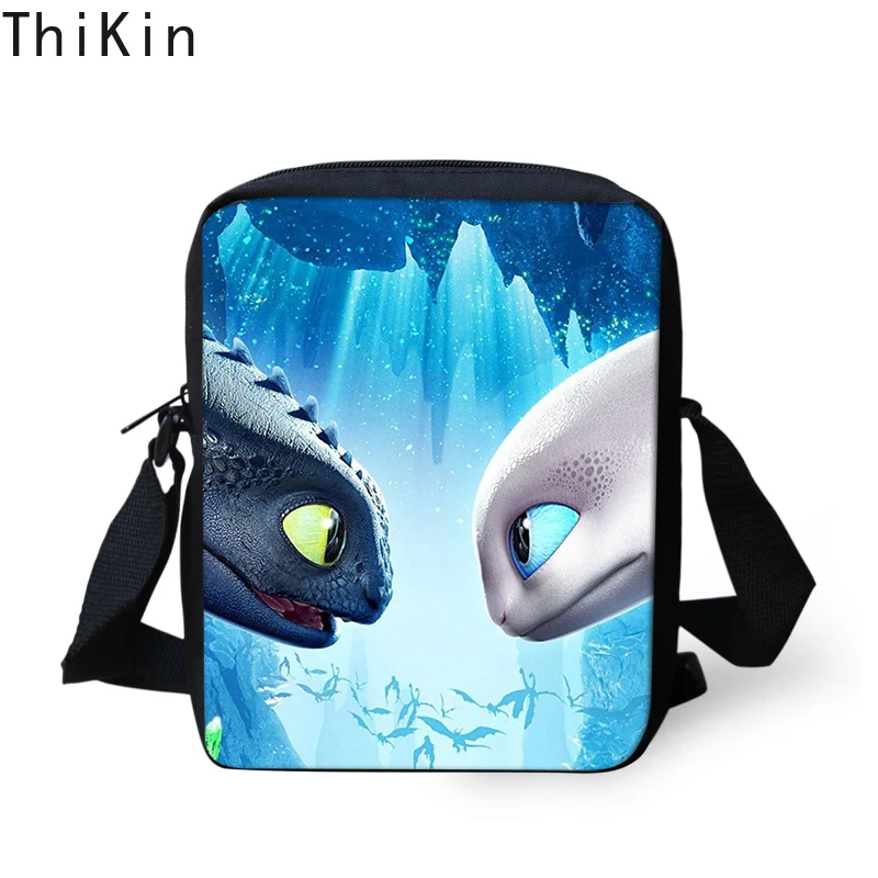 Us 7 79 35 Off Think 3d How To Train Your Dragon Printing Kids Messenger Bags Boys Mini Crossbody Bag Handbags For Children S Women Stachel In