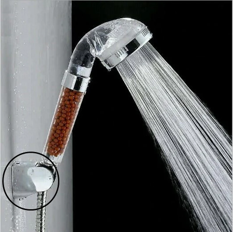 Портативная водосберегающая насадка для душа для ванной распылитель фильтр прозрачная ручная душевая головка дождевая душевая головка