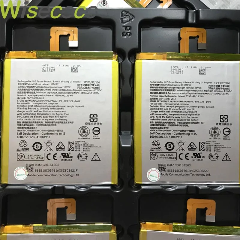 L13D1P31 Battery For Lenovo LePad S5000 S5000H Pad A3500 Tablet PC tab 2 A7-30  1