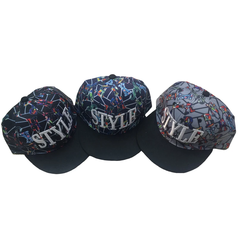 2018 Новая мода Бейсбол шапки Snapback плоские шляпы для уличных танцев подарок хип-хоп