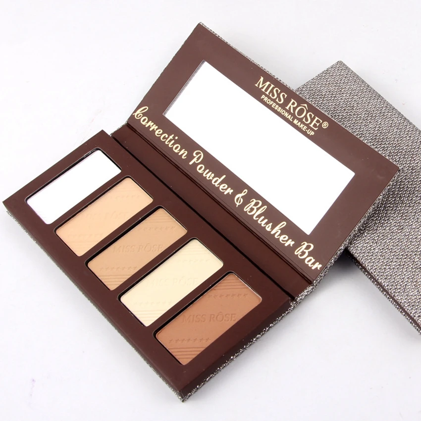 

MISS ROSE 5 Colors Professional Eye Shadow Palette Cosmetics Makeup Palette Eyeshadow Pallete Matte Pigments Make Up Tool