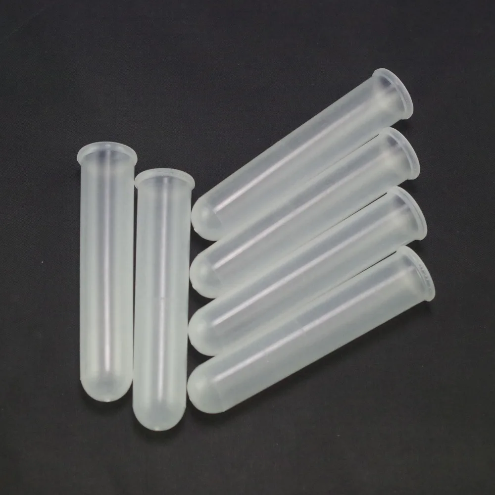 10pcs20mlPlasticTestTubesCentrifugeTubesRoundBottomWithCapEP