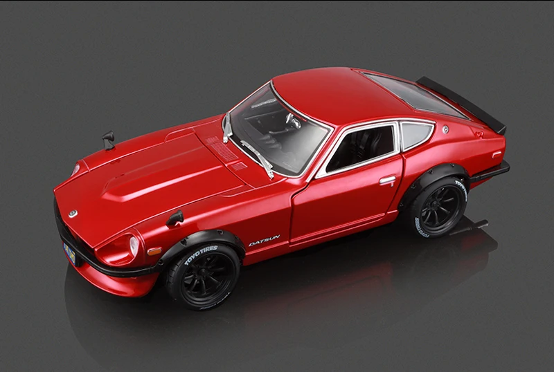 Новое поступление подарок модель Datsun 240Z 1/18 металлическая машина масштаб