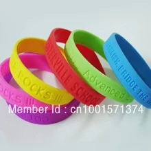 На заказ Выгравированный силиконовый браслет рекламный подарок, индивидуальный дизайн приветствуется 100 шт./лот