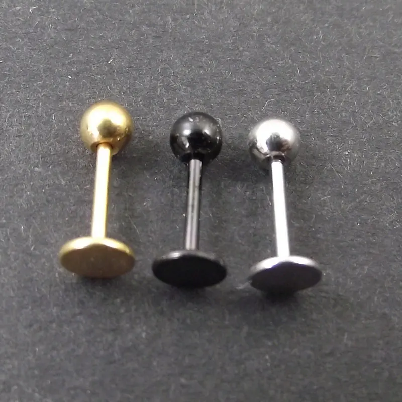 

SaYao 2 Pieces Fashion 20G 0.8mm Lip Ring Ball Labret Rings body Jewelry Tragus Helix Body Piercing Jewelry