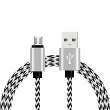 Кабель для быстрой зарядки, нейлоновый плетеный провод, металлический кабель для синхронизации данных, USB кабель, зарядное устройство для samsung Galaxy, huawei, для зарядки Xiaomi