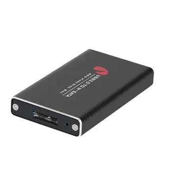

Aluminium Alloy Fast Speed USB 3.0 to M SATA External SSD Hard Disk Box Case hard drive enclosure