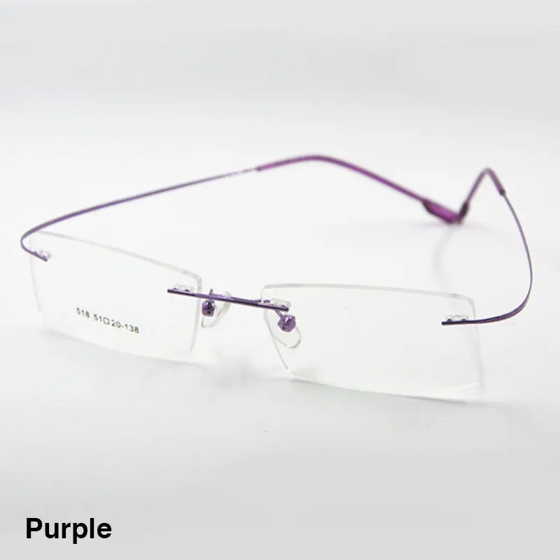 Reven Jate Гибкая титановая оправа для очков без оправы для оптических очков по рецепту очки для женщин и мужчин