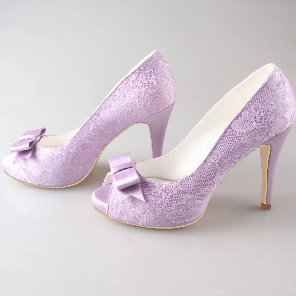 light purple wedding shoes