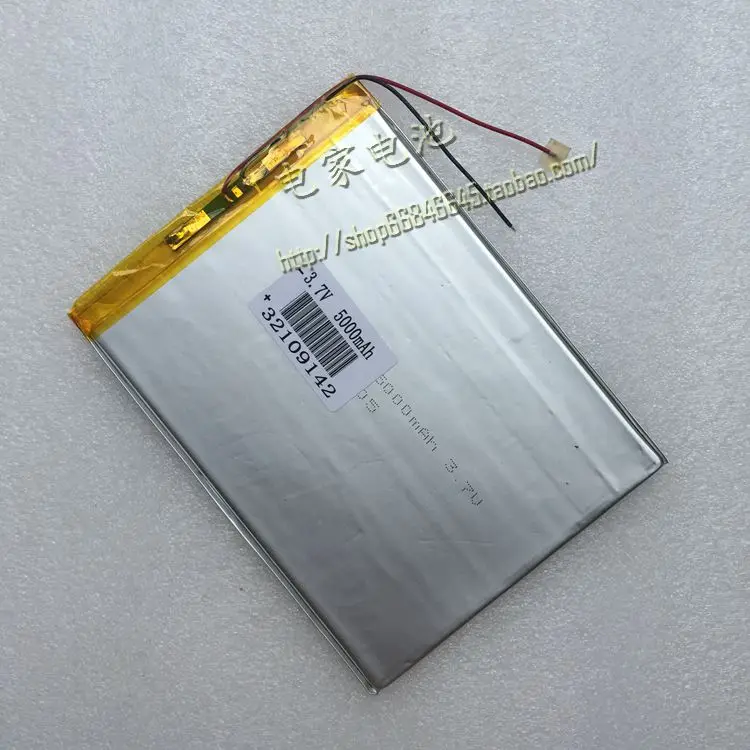 5 шт оптом 3 7 V литий-полимерный аккумулятор 5000MAH планшетный ПК тонкий продукт