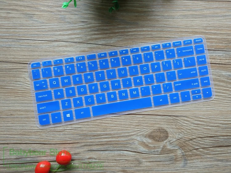 14,0 дюймов Чехол для клавиатуры ноутбука протектор кожи для hp ENVY 14 pavilion 14X360 13( версия) 14-U204TX envy 14-j104tx - Цвет: blue