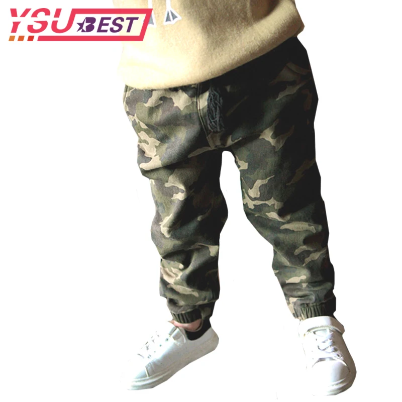 

2019 Spring Autumn Winter Fashion Baby Cotton Camouflage Pants Military Pants Boys Children's Casual Outdoor Pants Kids Clothing
