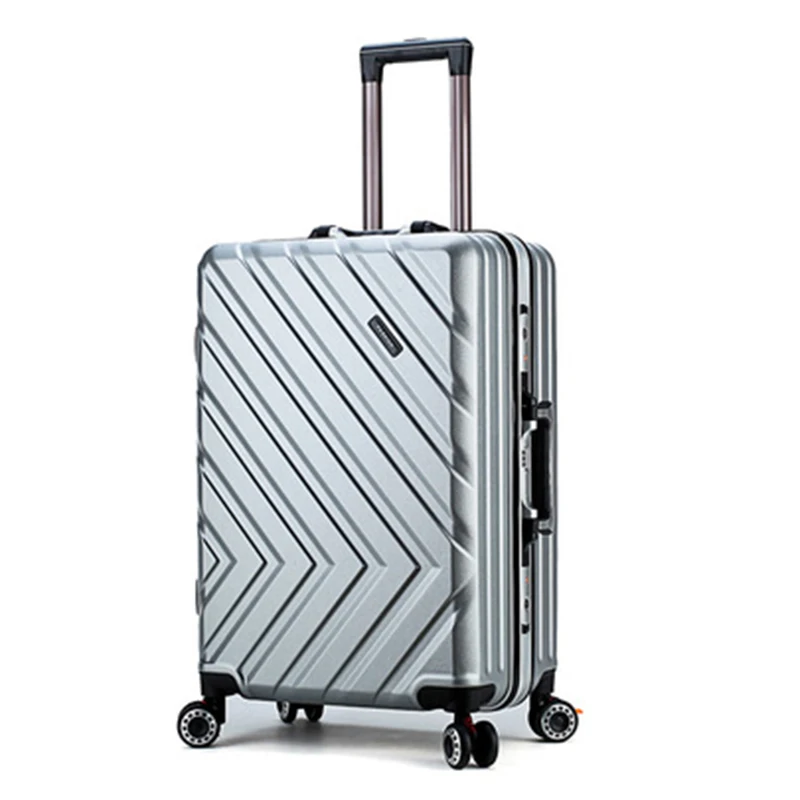 

PC Trolley Case/bags Woman Travel Suitcase with wheels Rolling Carry On Luggage aluminum Man 20/24inch Boarding Box Travel case