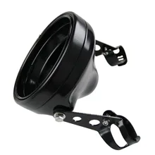7 “7 Polegada Daymaker faróis Habitação balde para Harley Davidson motorcycle (Chrome/black)