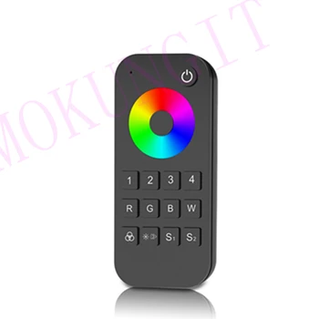 

4 Zones 2.4G RGB/RGBW Remote Control RT9 High Sensitive Touch Color Ring Remote Controller 4-Zone RGB/RGBW Remote Controller