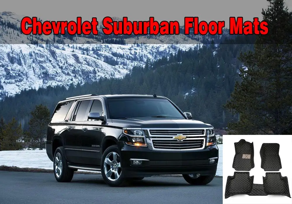

Custom fit Chevrolet Suburban Tahoe GMC Yukon Floor Mats Set 2010 - Present