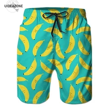Новые модные мужские спортивные пляжные шорты, брюки спортивные брюки, шорты для фитнеса, повседневные мужские шорты с бананом 3D